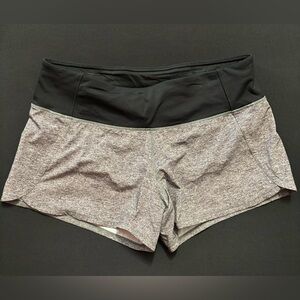 Gray Lululemon speed up shorts